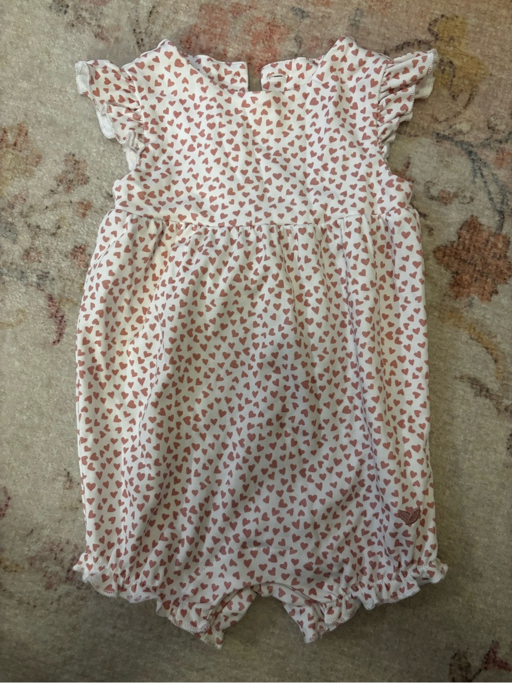 Petite Plume Pima Play Romper 6-12M